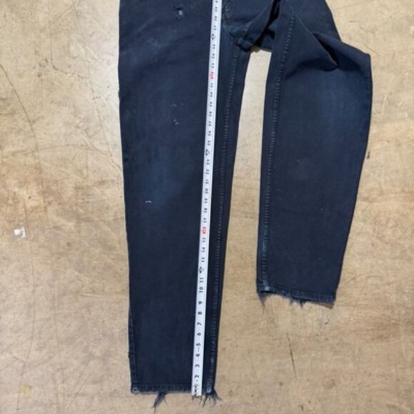 Vintage 90s Levi’s Silvertab Loose Fit Made USA Denim Jeans 34 X 35 Distressed - Picture 10 of 15